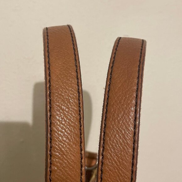 Fossil Key-Per Yellow & Gray Ladybug Print Tote Bag Purse - Picture 3 of 11